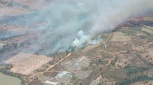 El incendio forestal en Badajoz ya ha sido estabilizado