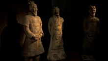 Niños y adolescentes participaron en el modelaje de los guerreros de Xi'an