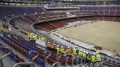 El Barça realiza un test de instalaciones y operativa en el nuevo Camp Nou