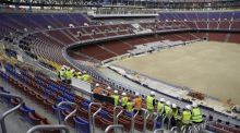 El Barça realiza un test de instalaciones y operativa en el nuevo Camp Nou