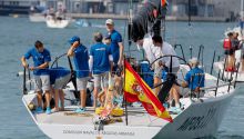 Felipe VI participa en la primera regata de la Copa del Rey en Palma