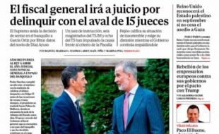 Las portadas de los periódicos de este miércoles
