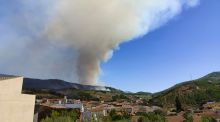 El incendio forestal en Las Hurdes, estabilizado al 90% tras arrasar 2.778 hectáreas