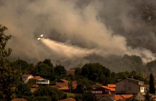 La UME lucha contra el fuego en Ourense mientras llega la calma a Ávila y Las Hurdes