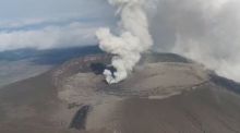 El volcán Kliuchevski en Kamchatka escupe cenizas a 10,5 kilómetros de altura
