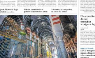 Las portadas de los periódicos de este domingo