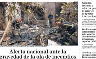 Las portadas de este miércoles
