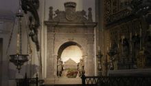 El sepulcro con el corazón de Alfonso X El Sabio, en vías de restauración