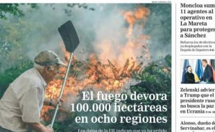 Las portadas de este jueves