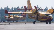 Llegan a Galicia los dos aviones solicitados a la UE para ayudar en los incendios