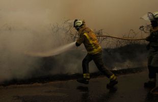 Detenida una mujer de Carballo (La Coruña) en relación con once incendios forestales