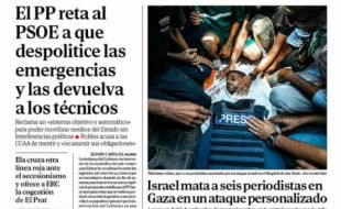 Las portadas de este martes