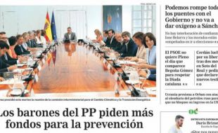 Las portadas de este miércoles