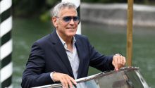 George Clooney, ausente en la presentación de su película en Venecia por una sinusitis