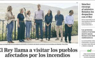 Las portadas de este sábado