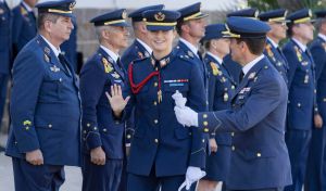 Doña Leonor comienza en la Academia del Aire su último año de formación militar