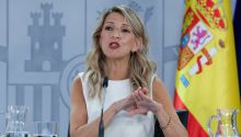 Yolanda Díaz, orgullosa de que Israel le prohíba entrar