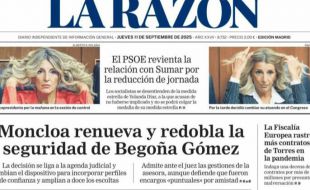 Las portadas de los periódicos de este jueves, 11 de septiembre