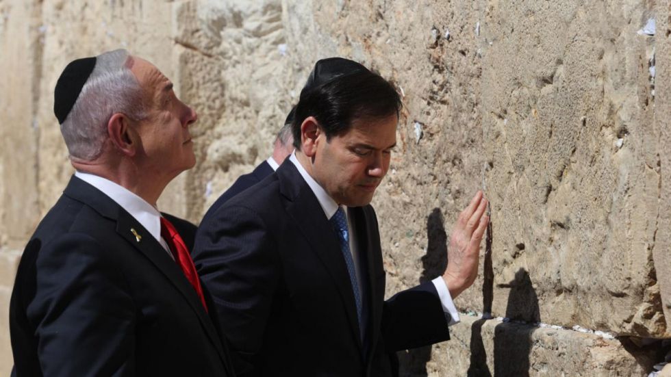 Netanyahu visita con Rubio el Muro de las Lamentaciones: 'Esta alianza nunca ha sido tan fuerte'
