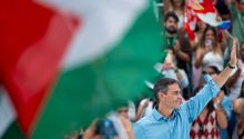 Sánchez calienta la última etapa de la Vuelta animando las protestas propalestina