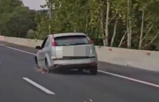 Denunciada una mujer por conducir 14 kilómetros ebria y sin dos ruedas en Mallorca