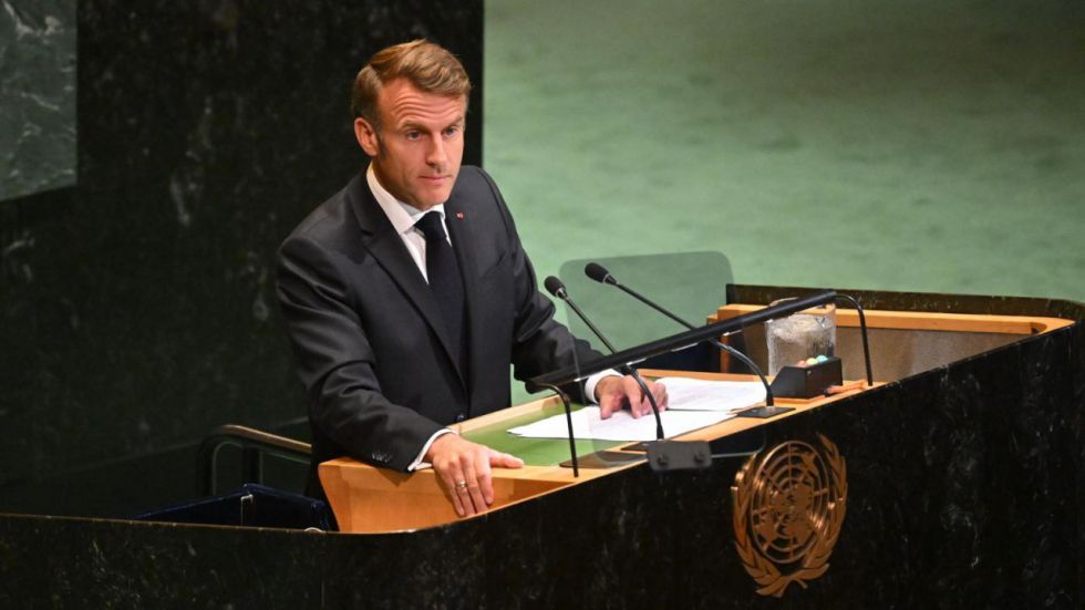 Macron, desde la ONU, anuncia el reconocimiento de Francia al Estado Palestino