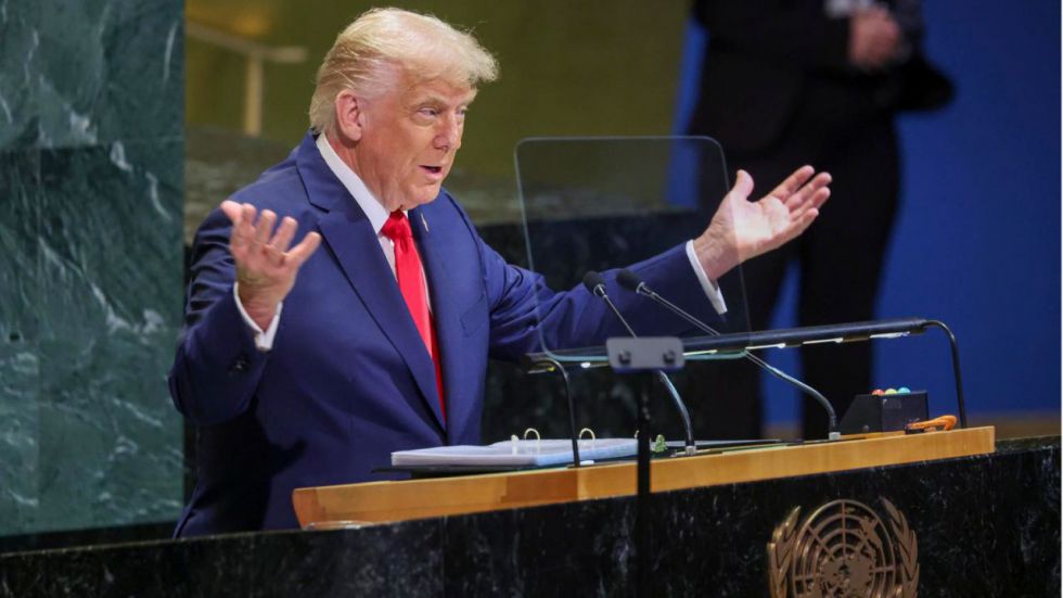 Trump ataca el próposito de la ONU y denuncia que reconcer el Estado palestino es 'recompensar' a Hamás
