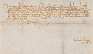 Restauran la carta de Juan II que anunció el nacimiento de Isabel la Católica