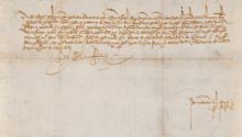 Restauran la carta de Juan II que anunció el nacimiento de Isabel la Católica