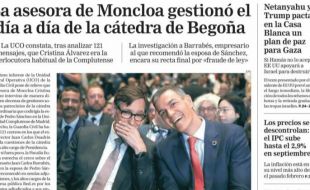 Las portadas de este martes