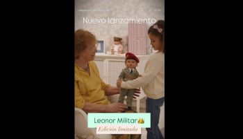 La muñeca 'Leonor Militar', una pieza de colección que sale a la venta en octubre