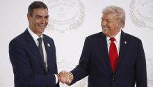 Trump pregunta a Sánchez si España 'trabaja ya en aumentar su gasto militar'