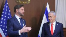 Vance se reúne con Netanyahu en Jerusalén