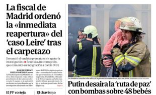 Las portadas de este jueves