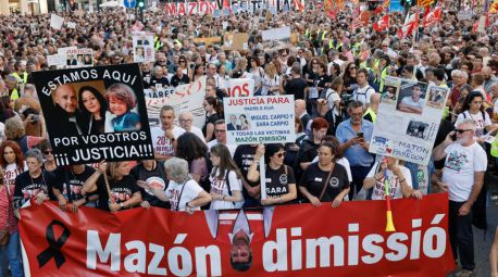 La izquierda sale a la calle contra Mazón en el aniversario de la dana