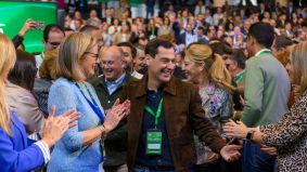 Juanma Moreno, reelegido presidente del PP andaluz con el 99,95 % de los votos