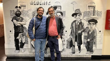 El cine español visto por los ojos de Idígoras: los murales del Albéniz