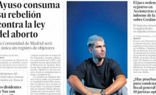 Las portadas de los periódicos de este sábado