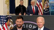 Trump elige a Ronaldo y los demócratas, a Messi: los vídeos de la batalla política futbolera en EE.UU.
