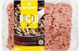 Alerta por la presencia de Salmonella en una carne de pollo picada del supermercado Consum