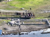 El Papa reza en la basílica sumergida de San Neófito por el aniversario del Concilio de Nicea