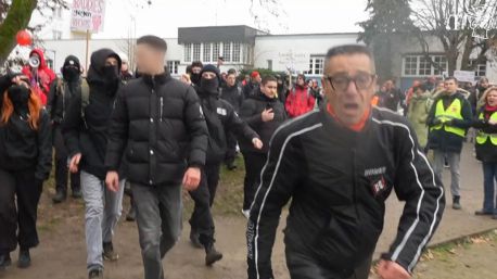 Al menos 36 heridos en Alemania durante las violentas protestas de la ultraizquierda contra AfD