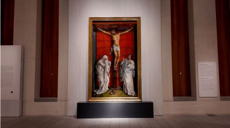El Calvario, de Van der Weyden, abandona El Escorial para ser expuesto en Madrid