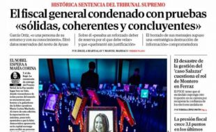 Las portadas de este miércoles