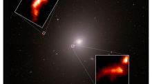 Así moldea el agujero negro gigante de la galaxia M87 sus extraños filamentos