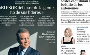 Las portadas de los periódicos de este domingo