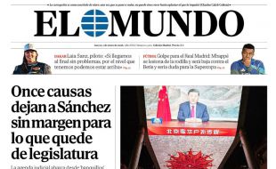 Las portadas de los periódicos de este jueves, 1 de enero