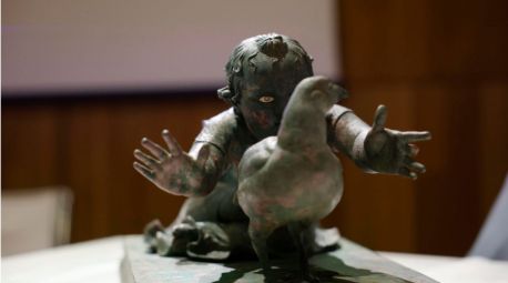 Recuperados dos grupos escultóricos romanos sacados ilegalmente de España