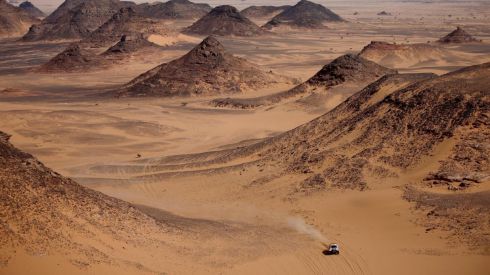 Rally Dakar. Nani Roma brilla y Carlos Sainz y Schareina se limitan a sobrevivir