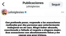 Julio Iglesias niega haber 'abusado, coaccionado o faltado al respeto a ninguna mujer'